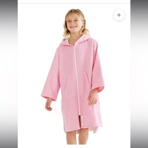Sammimis‎ kids MENORCA KIDS TERRY HOODED TOWEL: PINK size S robe